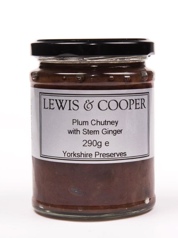 Lewis & Cooper Plum Chutney with Stem Ginger | Luxury Food Hampers and ...