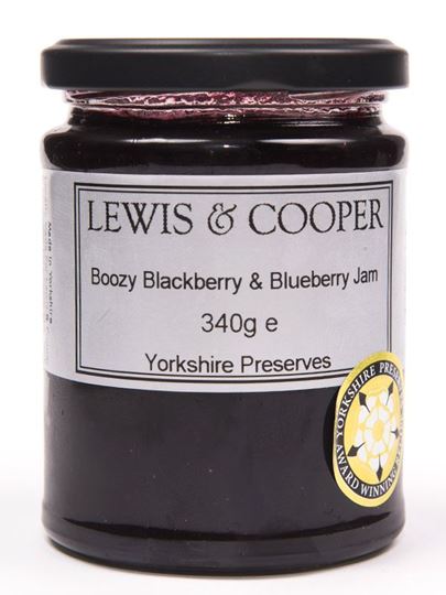 Picture of Lewis & Cooper Boozy Blackberry & Blueberry Jam