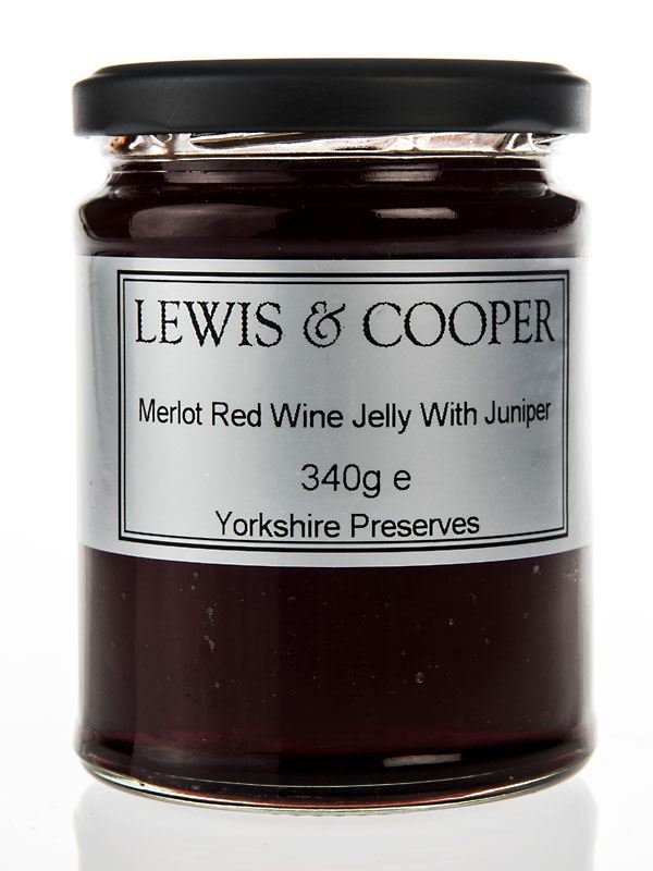 Lewis & Cooper Merlot Red Wine Jelly with Juniper | Luxury Food Hampers ...