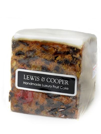 Picture of Lewis & Cooper Luxury Iced Fruit Cake Piece 250g approx