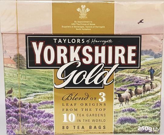 Picture of Taylors of Harrogate Yorkshire Gold Tea Bags 80's